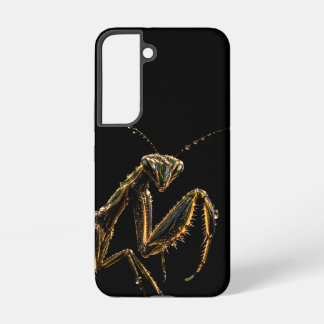 Funda Para Samsung Galaxy S22 Golden Praying Mantis Black Gold Phone Case