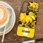 Funda Para Samsung Galaxy S21 Golden Rudbeckia Black Eyed Susan Flowers<br><div class="desc">Este diseño presenta una fotografía de primer plano de Rudbeckia amarillo dorado, también conocida como flores Susan de Ojos Negros. Personalice el nombre y el monograma de la letra inicial, elimine cualquier texto o edite utilizando la herramienta de diseño para seleccionar el color de fuente, el tamaño y el estilo...</div>