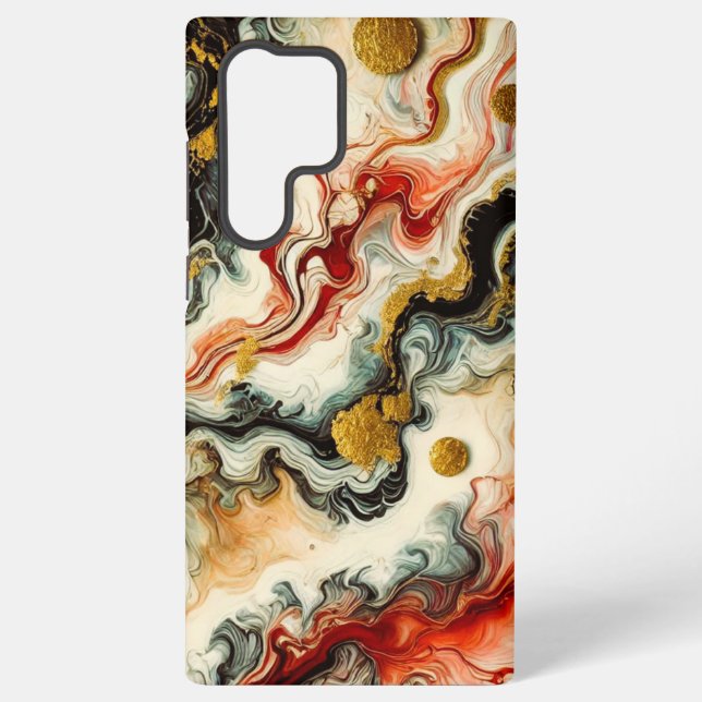 Funda Para Samsung Galaxy Goldene Flüsse (Reverso )