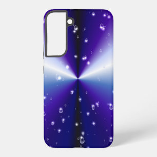 Funda Para Samsung Galaxy S22+ Gotas de lluvia con estrellas en un arcoiris negro