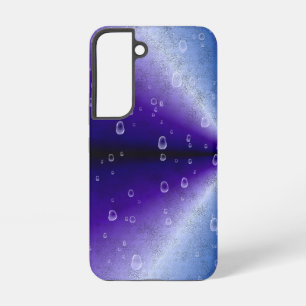 Funda Para Samsung Galaxy S22 Gotas de lluvia en Arcoíris Púrpura