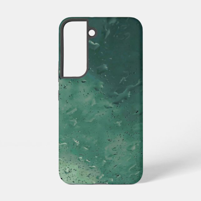 Funda Para Samsung Galaxy gotas de lluvia en la ventana  (Reverso )