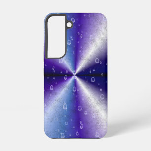 Funda Para Samsung Galaxy S22 Gotitas de lluvia en Arcoíris Púrpura