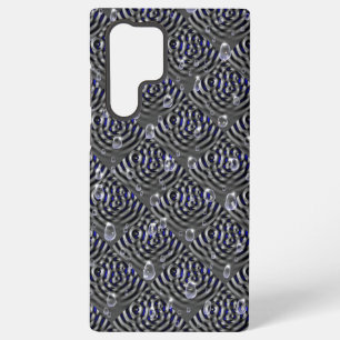 Funda Para Samsung Galaxy S22 Ultra Gotitas de lluvia en metal