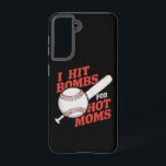 Funda Para Samsung Galaxy S21 Gracioso Béisbol Retro Golpeé Bombas Para Mamás Ca<br><div class="desc">Gracioso Béisbol Retro Golpeé Bombas Para Mamás Calientes</div>