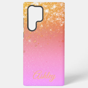 Funda Para Samsung Galaxy S22 Ultra Gradiente de galaxia neón
