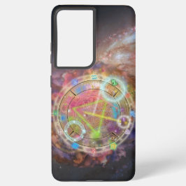 Funda Para Samsung Galaxy S21 Ultra Gráfico de astrología zodiaca