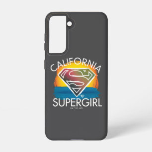 Funda Para Samsung Galaxy S21 Gráfico de Sunset de Supergirl de California