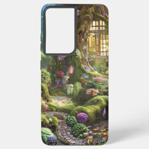 Funda Para Samsung Galaxy S21 Ultra Gráfico forestal de las islas Fairyland