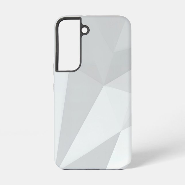 Funda Para Samsung Galaxy Gray Polygon Geometric Minimal (Reverso )
