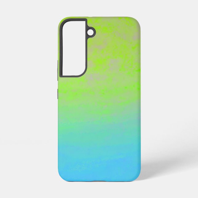 Funda Para Samsung Galaxy Green Blue Gradient Minimal (Reverso )