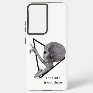 Funda Para Samsung Galaxy S21 Ultra Grey Alien, la verdad está ahí fuera