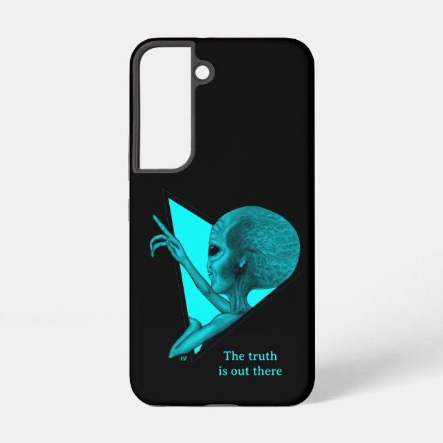 Funda Para Samsung Galaxy Grey Alien, la verdad está ahí fuera (Reverso )