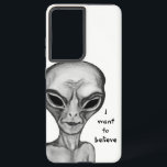 Funda Para Samsung Galaxy S21  Grey Alien , quiero creer<br><div class="desc">Alien gris ,  Dibujo a lápiz de arte fantasía por Krisi ArtKSZP >>> Más productos en la categoría de tienda >> Alien >>> Alien gris</div>