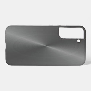 Funda Para Samsung Galaxy S22+ Gris brillante faux metalizado samsung galaxy fund