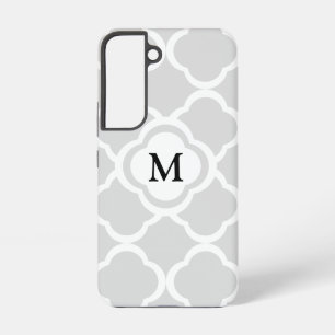 Funda Para Samsung Galaxy S22 Gris monográfico elegante