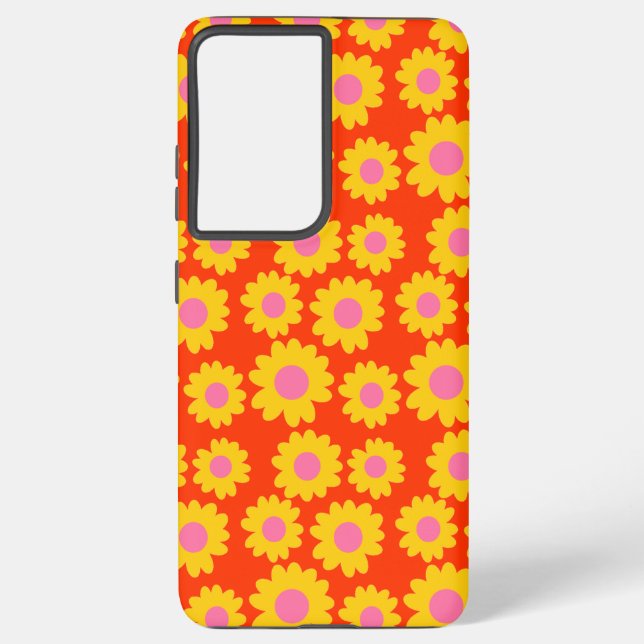 Funda Para Samsung Galaxy Groovy Daisies (Reverso )