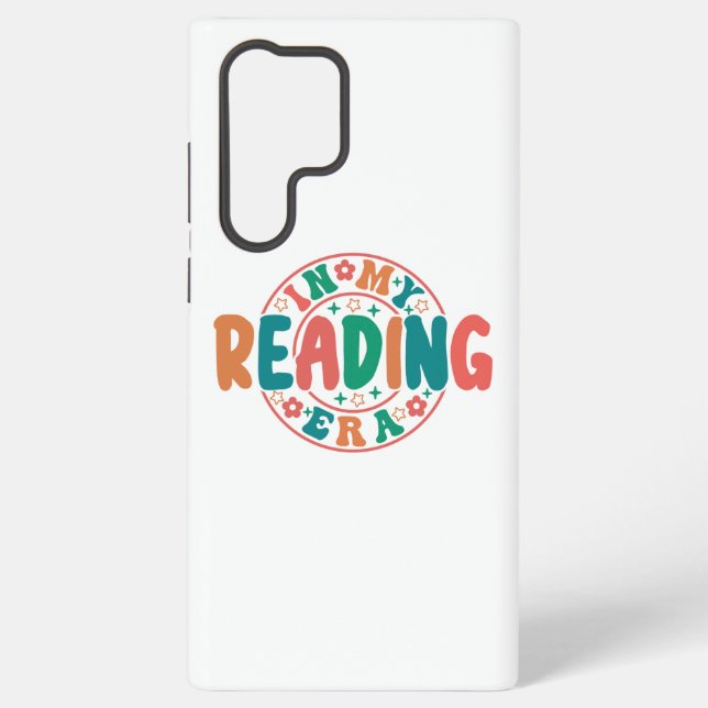 Funda Para Samsung Galaxy Groovy "In My Reading Era" Wavy Font Graphic (Reverso )