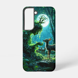 Funda Para Samsung Galaxy S22 Guardián de la naturaleza encantada alimentando a 