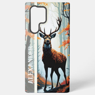 Funda Para Samsung Galaxy S22 Ultra Guardián de otoño del bosque
