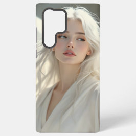 Funda Para Samsung Galaxy S22 Ultra Guardián Luminoso - Ángel del alba plateado