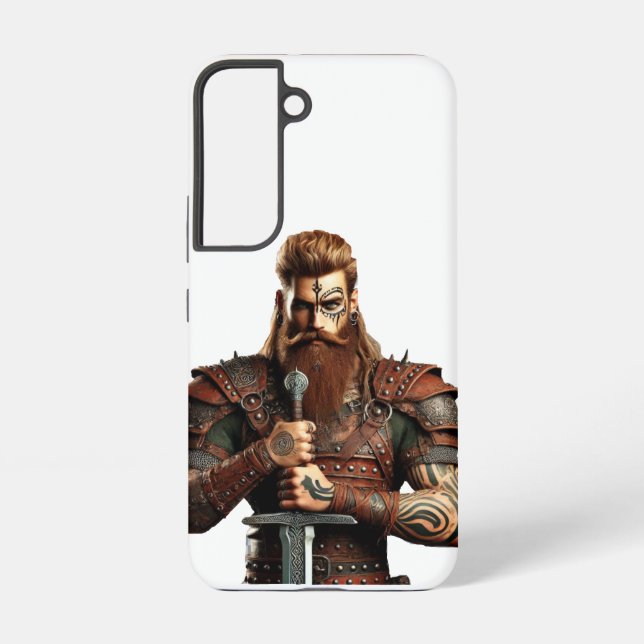 Funda Para Samsung Galaxy Guerrero con espada (Reverso )