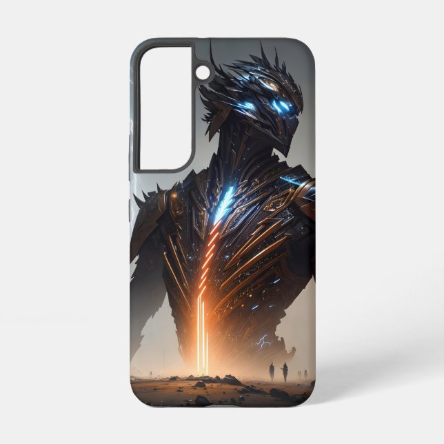 Funda Para Samsung Galaxy Guerrero Lightning Cyborg (Reverso )