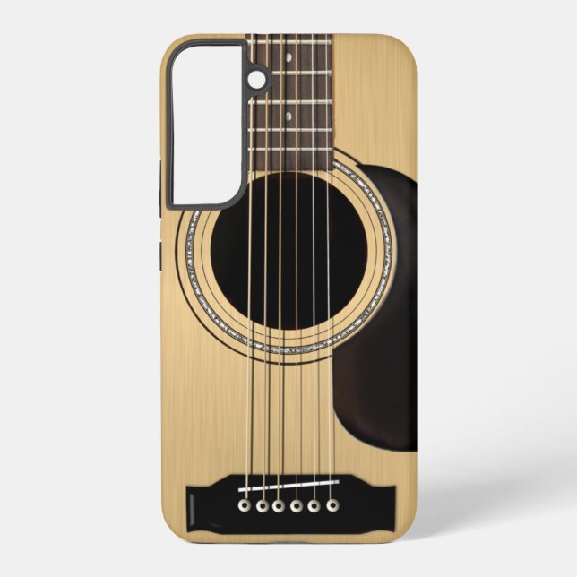 Funda Para Samsung Galaxy Guitarra Acústica (Reverso )