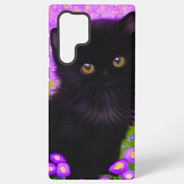 Funda Para Samsung Galaxy Gustav Klimt Cat (Reverso )
