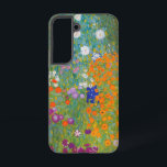 Funda Para Samsung Galaxy S22 Gustav Klimt - Jardín de flores<br><div class="desc">Jardín de flores - Gustav Klimt en 1905-1907</div>