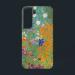Funda Para Samsung Galaxy S22 Gustav Klimt - Jardín de flores<br><div class="desc">Jardín de flores - Gustav Klimt en 1905-1907</div>