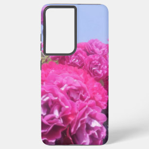 Funda Para Samsung Galaxy S21 Ultra h Hermosa flor Rosa