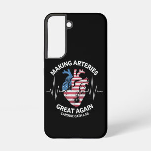 Funda Para Samsung Galaxy S22 Hacer las arterias grandes de nuevo Cath Lab cardí