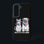 Funda Para Samsung Galaxy S22 Hacer que las Mascotas Sean Seguras de Nuevo Trump<br><div class="desc">Hacer que las Mascotas Sean Seguras de Nuevo Trump Harris Debate Perros Gato</div>