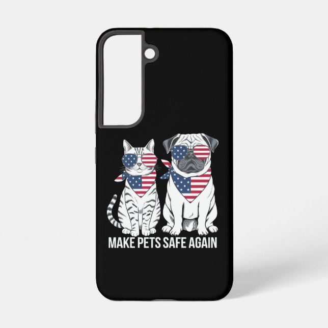 Funda Para Samsung Galaxy Hacer que los Mascotas vuelvan a estar seguros Tru (Reverso )