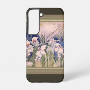 Funda Para Samsung Galaxy S22 Hadas de la Nieve Haciendo Nieve