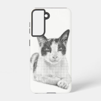 Funda Para Samsung Galaxy S21 Halftone Calico Charm