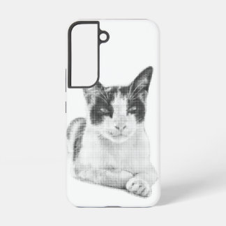 Funda Para Samsung Galaxy S22 Halftone Calico Charm