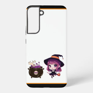 Funda Para Samsung Galaxy S22+ Halloween/bruja/otoño/octubre