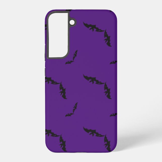 Funda Para Samsung Galaxy Halloween morado/murciélago (Reverso )