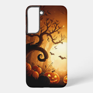 Funda Para Samsung Galaxy S22+ Halloween/Murciélago/Calabaza/Otoño