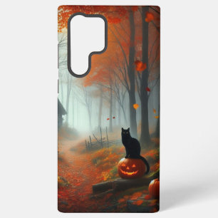 Funda Para Samsung Galaxy S22 Ultra Halloween/otoño/otoño/otoño/calabaza/gato