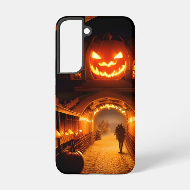 Funda Para Samsung Galaxy Halloween Paisaje Cinco (Reverso )
