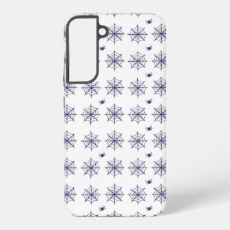 Funda Para Samsung Galaxy S22+ Halloween Spider Web and Spider Pattern