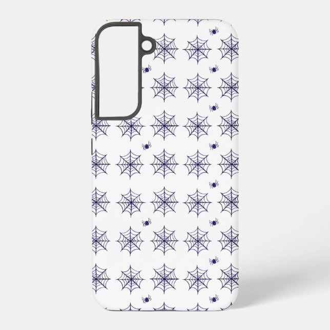 Funda Para Samsung Galaxy Halloween Spider Web and Spider Pattern (Reverso )