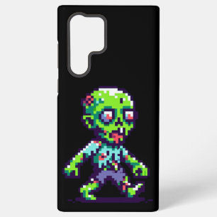 Funda Para Samsung Galaxy S22 Ultra Halloween zombie divertido de 8 bits