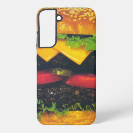 Funda Para Samsung Galaxy S22+ Hamburguesa doble de lujo con queso
