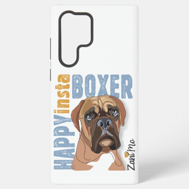 Funda Para Samsung Galaxy Happy Insta Boxer - Zani Mo Dog (Reverso )