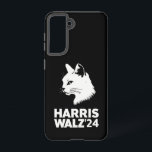 Funda Para Samsung Galaxy S21 Harris Waltz 2024 Gato gracioso Kamala Tim<br><div class="desc">Harris Waltz 2024 Gato gracioso de las elecciones Kamala Tim Walz</div>