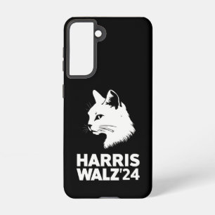 Funda Para Samsung Galaxy S21 Harris Waltz 2024 Gato gracioso Kamala Tim